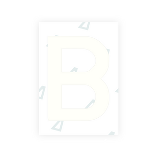 Alite Nanofilm for Lithuania number plates - Symbol "B"