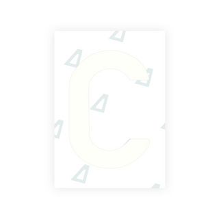 Alite Nanofilm for Lithuania number plates - Symbol "C"