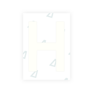 Alite Nanofilm for Lithuania number plates - Symbol "H"