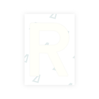 Alite Nanofilm for Lithuania number plates - Symbol "R"