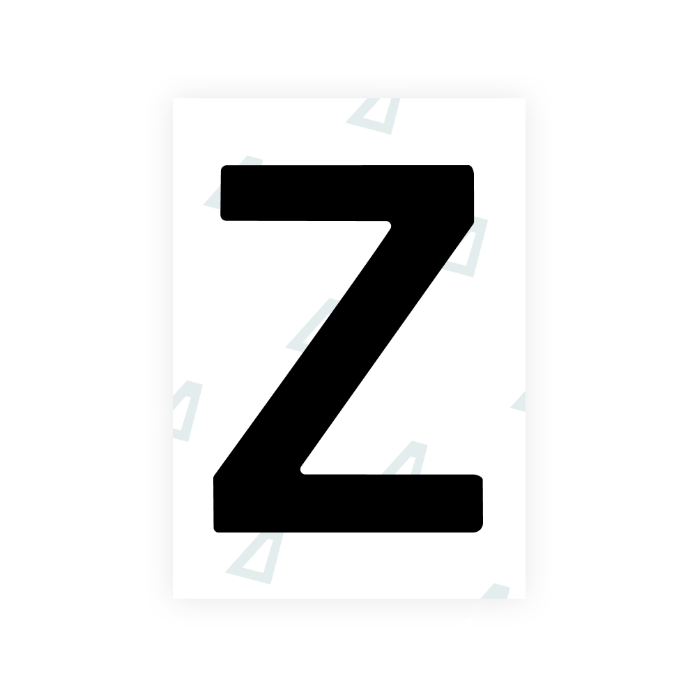 Nanofilm Alite para matrículas de Moldavia - Símbolo "Z"