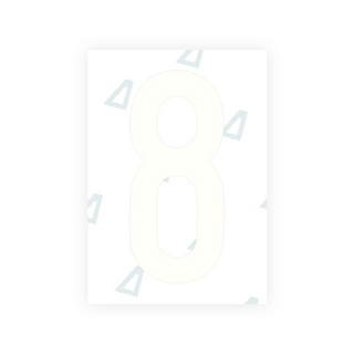 Alite Nanofilm for US (Louisiana) license plates - Symbol "8"