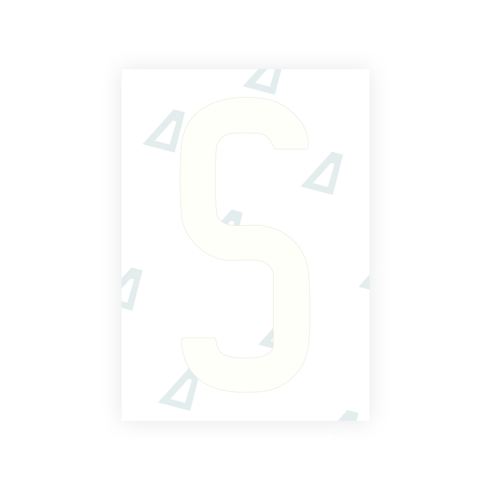 Alite Nanofilm for US (Louisiana) license plates - Symbol "S"