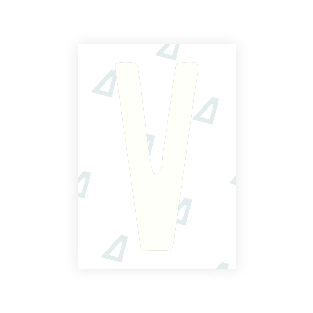 Alite Nanofilm for US (Louisiana) license plates - Symbol "V"
