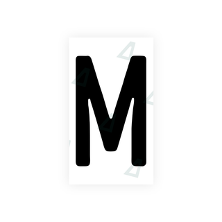 Alite Nanofilm for front Switzerland license plates - Symbol "M" - Alite