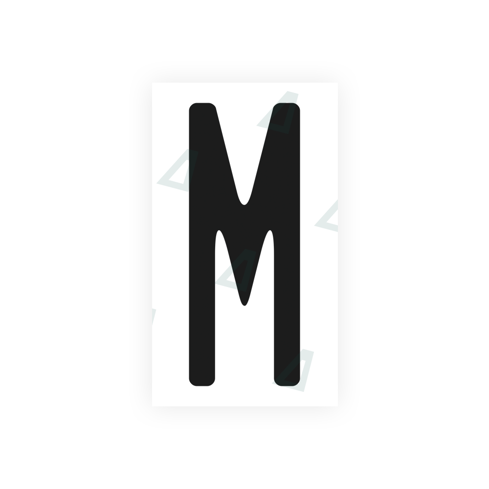 Alite Nanofilm for US (Michigan) license plates - Symbol "M" - Alite