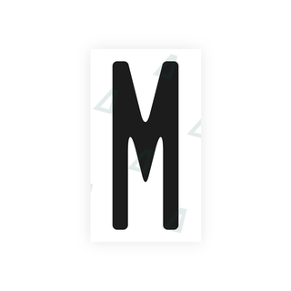 Alite Nanofilm for US (Michigan) license plates - Symbol "M" - Alite
