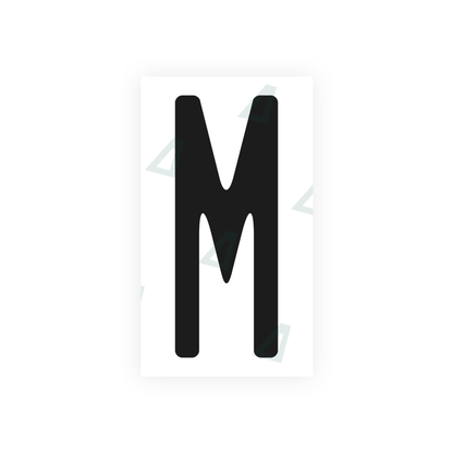 Alite Nanofilm for US (Michigan) license plates - Symbol "M" - Alite