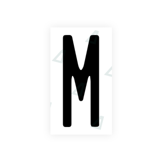 Alite Nanofilm for US (Illinois 2006 - Round) license plates - Symbol "M" - Alite