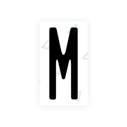 Alite Nanofilm for US (Illinois 2006 - Round) license plates - Symbol "M" - Alite