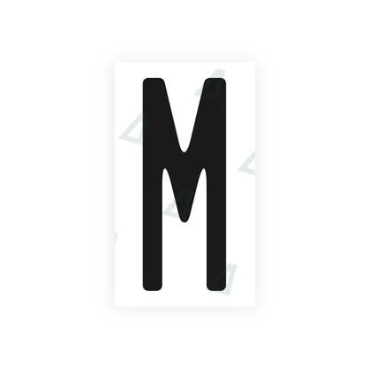 Alite Nanofilm for US (Ohio 2013) license plates - Symbol "M" - Alite