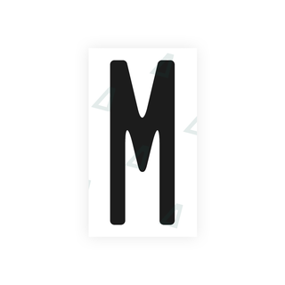 Alite Nanofilm for CA (Ontario) license plates - Symbol "M" - Alite