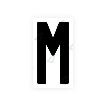 Alite Nanofilm for India license plates - Symbol "M" - Alite