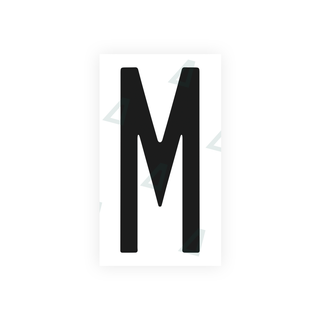 Alite Nanofilm for US (New York 1986) license plates - Symbol "M" - Alite