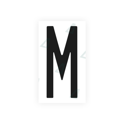 Alite Nanofilm for US (New York 1986) license plates - Symbol "M" - Alite