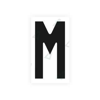 Alite Nanofilm for Czech Republic license plates - Symbol "M" - Alite