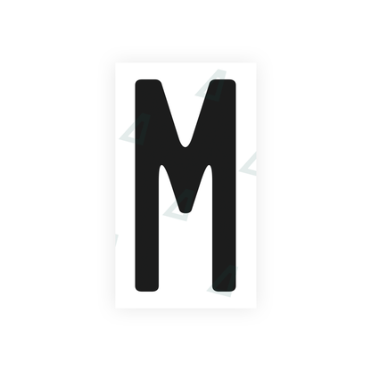 Alite Nanofilm for US (California) license plates - Symbol "M" - Alite