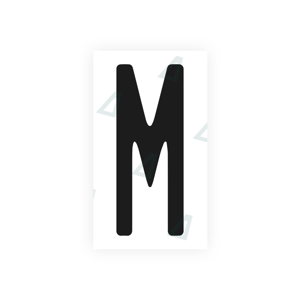 Alite Nanofilm for US (Pennsylvania) license plates - Symbol "M" - Alite