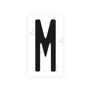 Alite Nanofilm for US (Pennsylvania) license plates - Symbol "M" - Alite