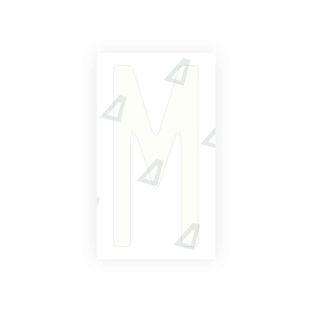 Alite Nanofilm for US (Missouri) license plates - Symbol "M" - Alite