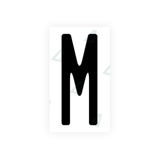 Alite Nanofilm for US (Wisconsin) license plates - Symbol "M" - Alite