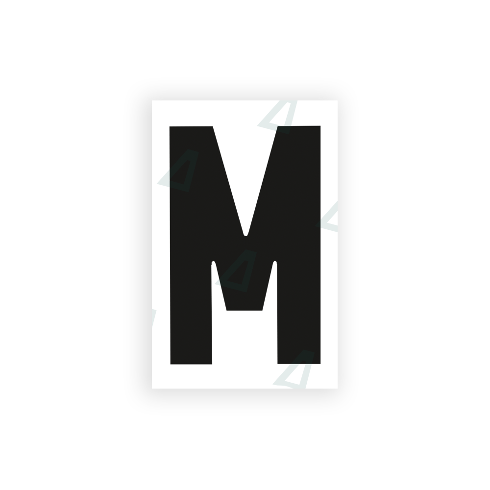 Alite Nanofilm for United Kingdom license plates - Symbol "M" - Alite