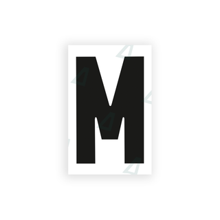 Alite Nanofilm for United Kingdom license plates - Symbol "M" - Alite