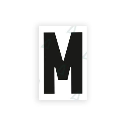 Alite Nanofilm for United Kingdom license plates - Symbol "M" - Alite