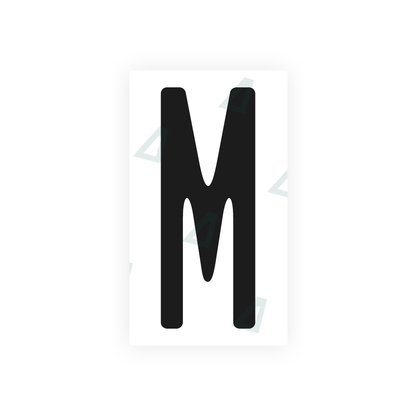 Alite Nanofilm for US (Maryland) license plates - Symbol "M" - Alite