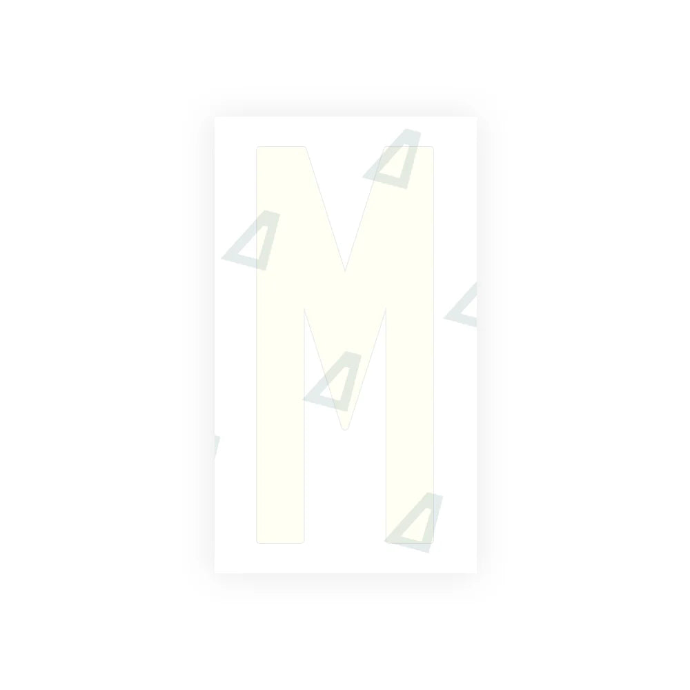Alite Nanofilm for US (Oklahoma) Moto license plates - Symbol "M" - Alite