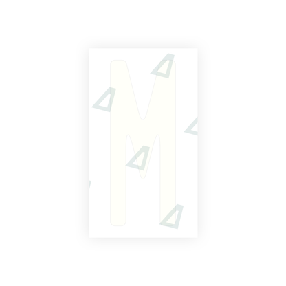Alite Nanofilm for US (Michigan) license plates - Symbol "M" - Alite