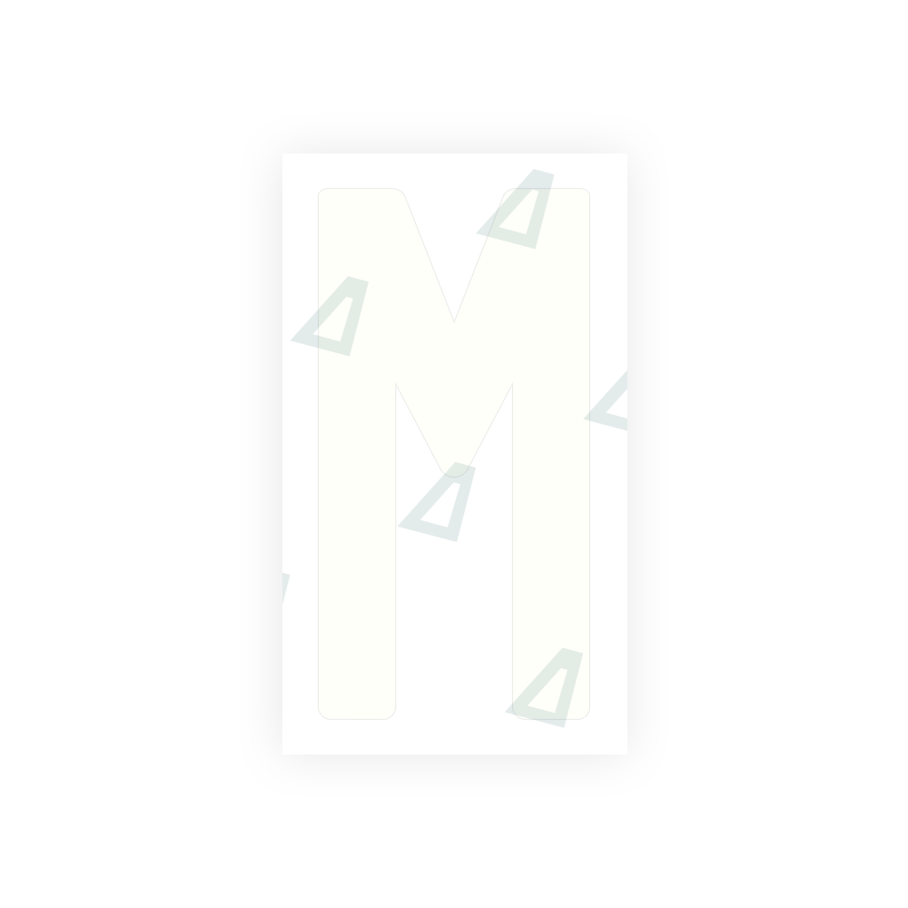 Alite Nanofilm for India license plates - Symbol "M" - Alite