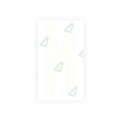 Alite Nanofilm for US (Illinois 2006 - Square) license plates - Symbol "M" - Alite