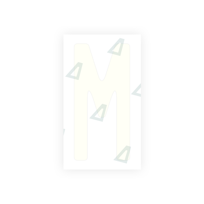 Alite Nanofilm for US (California) license plates - Symbol "M" - Alite