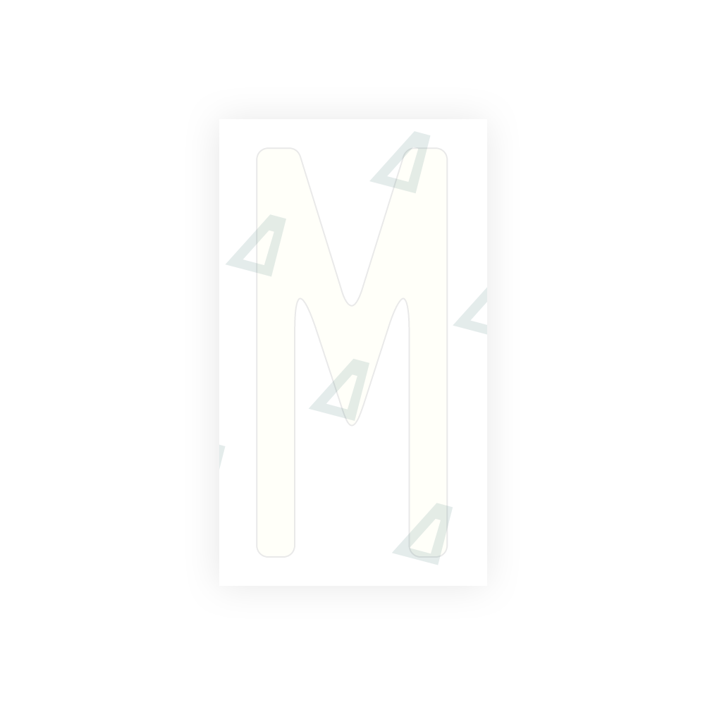 Alite Nanofilm for US (Massachusetts) license plates - Symbol "M" - Alite