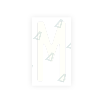 Alite Nanofilm for US (Massachusetts) license plates - Symbol "M" - Alite
