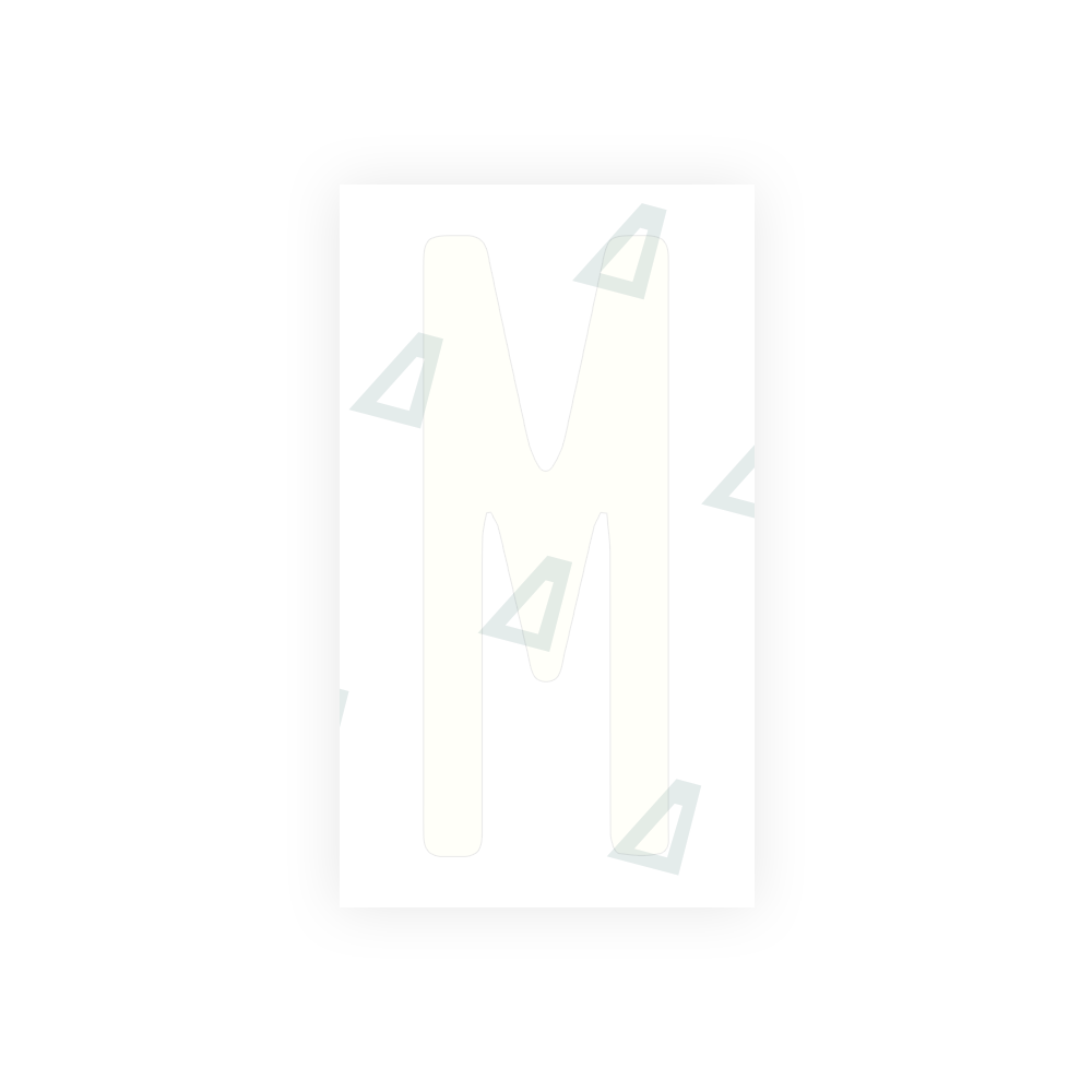 Alite Nanofilm for US (Illinois 2006 - Round) license plates - Symbol "M" - Alite