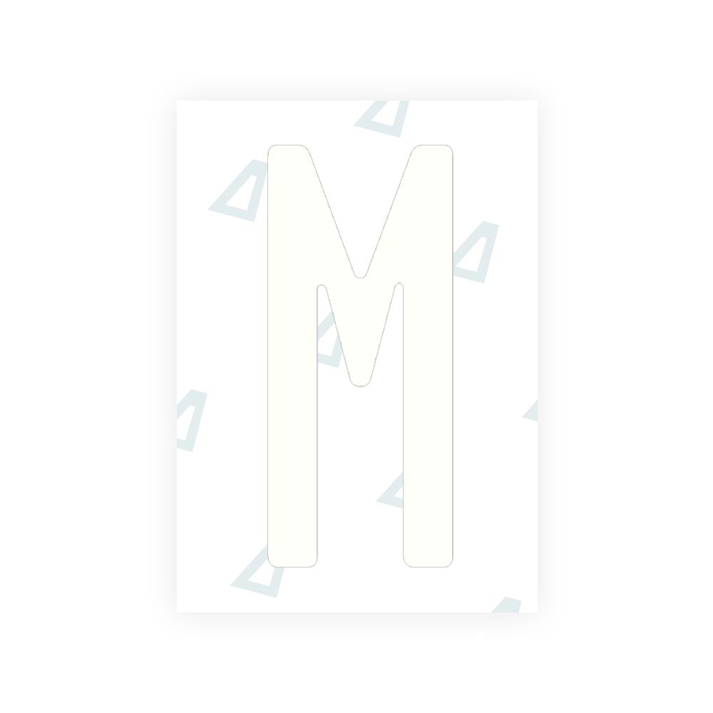 Alite Nanofilm for Guatemala license plates - Symbol "M" - Alite