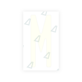 Alite Nanofilm for US (New Jersey - Embossed) license plates - Symbol "M" - Alite