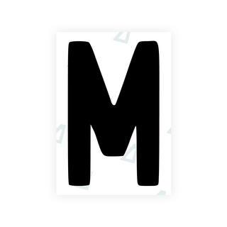 Alite Nanofilm for AUS (Queensland) license plates - Symbol "M" - Alite