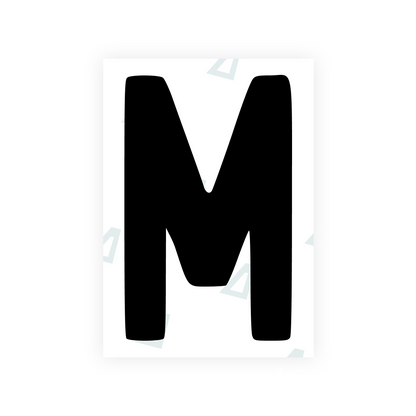 Alite Nanofilm for AUS (Queensland) license plates - Symbol "M" - Alite