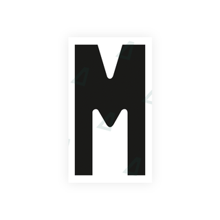 Alite Nanofilm for France license plates - Symbol "M" - Alite