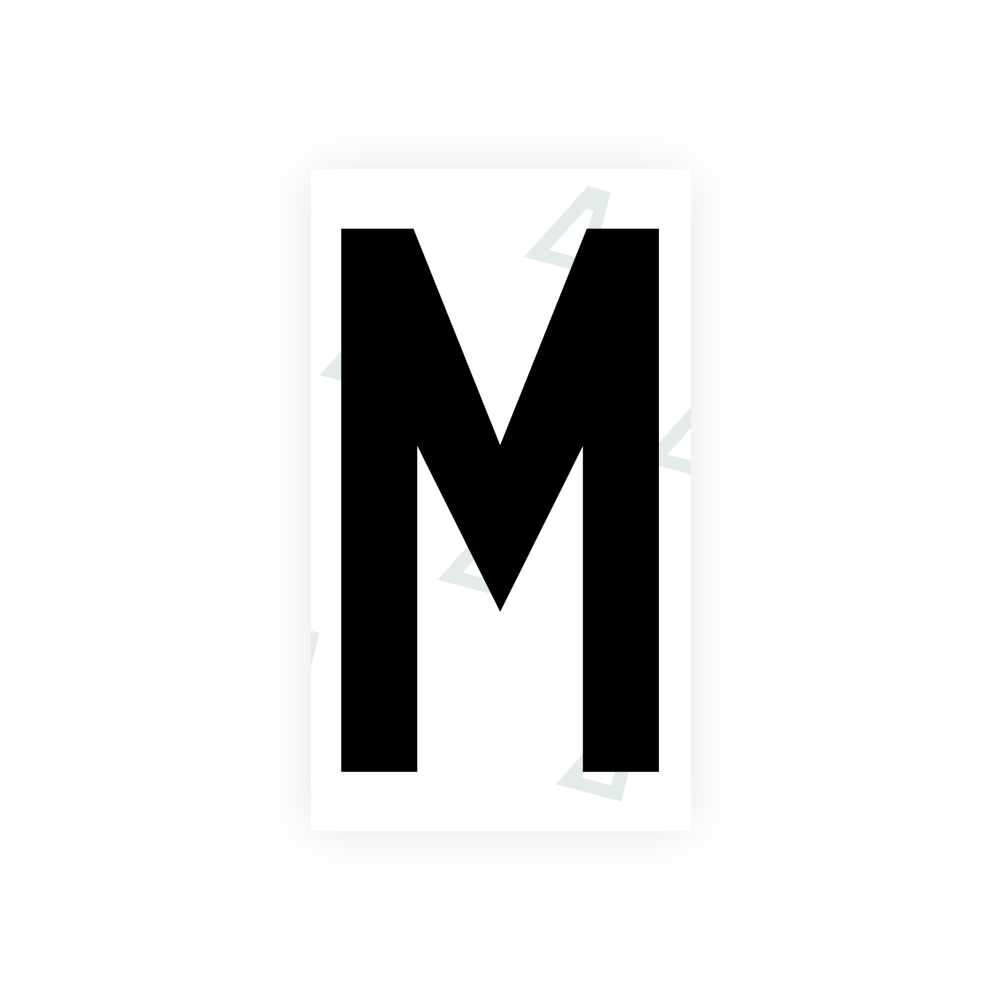 Alite Nanofilm for Greece license plates - Symbol "M" - Alite