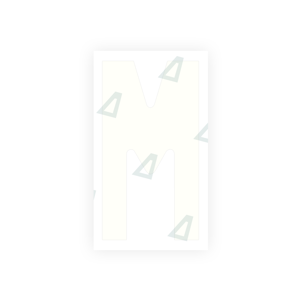 Alite Nanofilm for France license plates - Symbol "M" - Alite