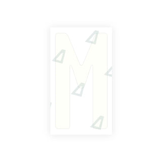 Nanofilm Alite para placas de matrícula de Paraguay - Símbolo "M"