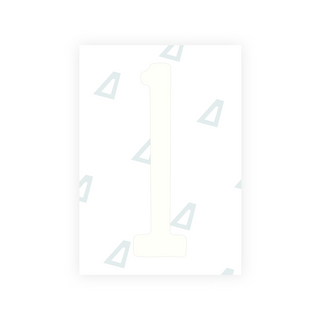 Alite Nanofilm für US-amerikanische (Maine) Kfz-Kennzeichen – Symbol „1“