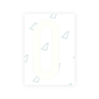 Alite Nanofilm für US-amerikanische (Maine) Kfz-Kennzeichen – Symbol „0“