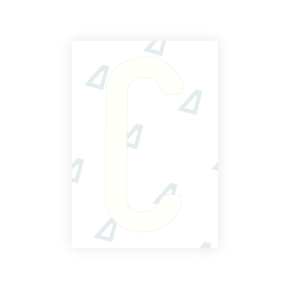 Alite Nanofilm per targhe USA (Maine) - Simbolo "C"