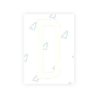 Nanofilme Alite para placas de veículos dos EUA (Maine) - Símbolo "D"