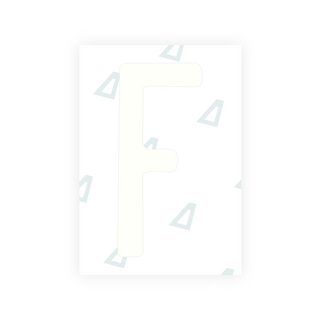 Alite Nanofilm für US-amerikanische (New Hampshire) Kfz-Kennzeichen – Symbol „F“